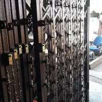 درب اکاردیونی حفاظ پنجره آکاردونی کشویی کرکره ای