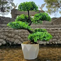 درختچه بنسای مصنوعی ۶ کپه ارتفاع کامل ۵۰سانت