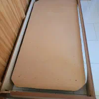 تخت خواب یکنفره کفی چهارچوب تشک باهم|تخت و سرویس خواب|اصفهان, طامه|دیوار