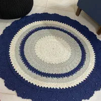 فرشینه دستباف نخ مکرومه