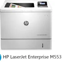 ۲ عدد پرینتر رنگی  HP LaserJet Enterprise M553