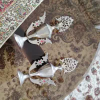 سرمه دان ودیوارکوب برنجی ومسی|کلکسیون اشیاء عتیقه|تهران, اکباتان|دیوار
