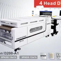 دستگاه ۲ و ۴ هد dtf چاپ تی شرت با هد epson i3200