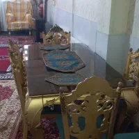 میز و صندلی غذا خوری در حد نو|میز و صندلی غذاخوری|مهربان, |دیوار