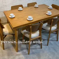 میز ناهارخوری رایکا میزوصندلی با چوب مرغوب وارداتی|میز و صندلی غذاخوری|تهران, حشمتیه|دیوار
