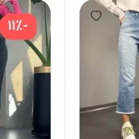 تعداد زیادی شلوار جین رنگهای مختلف سایز 38