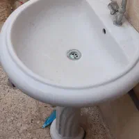 روشور بزرگ بهمراه شیر و اتصالات و کفشور