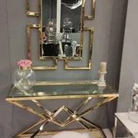 آینه کنسول کنارسالنی فلزی فورتیک ضمانتدار