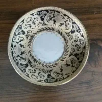 نعلبکی طلا کوب ژاپنی قدیمی