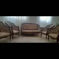 مبل  چوبی بسیار شیک  وسالم|مبلمان خانگی و میز عسلی|قائم‌شهر, |دیوار