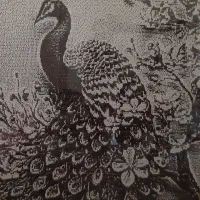 طاووس بافته شده با دونوع نخ نرسریزه ولمه