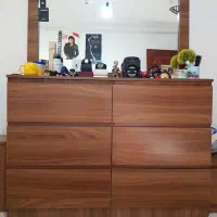 دراور ۶ کشو با آینه   بدون خش