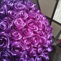 گل های روبانی|گل مصنوعی|یزد, |دیوار