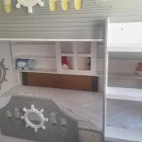 تخت دوطبقه نوجوان نو بدون تشک|تخت و سرویس خواب|پردیس, فاز ۱|دیوار