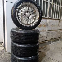 رینگ اسپرت پژو پارس سمند با لاستیک|قطعات یدکی و لوازم جانبی|شهرضا, |دیوار