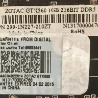 کارت گرافیگ Zotac Gtx560|قطعات و لوازم جانبی رایانه|الوند, |دیوار