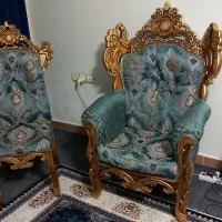 مبل ۹ نفره سلطنتی|مبلمان خانگی و میز عسلی|آبیک, |دیوار