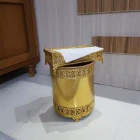 جا دستمالی و سطل آشغال