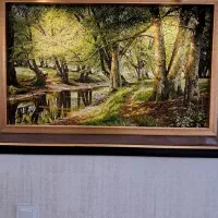 تابلو فرش دستباف ابریشم