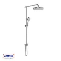 علم دوش دوکاره تمام برنجی فیکس به دیوار اعلا