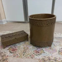 ست سطل وجادستمال کاغذی فانتزی