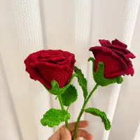 گل رز بافتنی|گل مصنوعی|گرگان, |دیوار