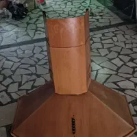هود رنگ چوب سالم و تمیز