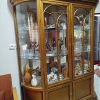 بوفه چوبی پشت آینه ای