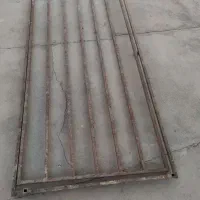 درب حفاظ نرده ای پنجره حفاظ اهنی|مصالح و تجهیزات ساختمان|مبارکه, |دیوار