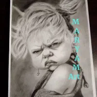 نقاشی سیاه قلم|تابلو، نقاشی، عکس|شهریار, شهریار|دیوار