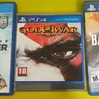 دیسک بازی God of war3 battlefield1 tomb raider ps4|کنسول، بازی ویدئویی و آنلاین|شیراز, ریشمک|دیوار