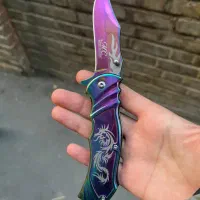 چاقو برونینگ هلوگرامی و طرح تمساح اورجینال