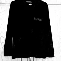 هودی مشکی جلو بسته و کلاه دار نو فرعی سایز