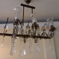لوستر ۶ شاخه برنز