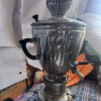 سماور نفتی قدیمی|سماور، چای‌ساز، قهوه‌ساز|صومعه‌سرا, |دیوار