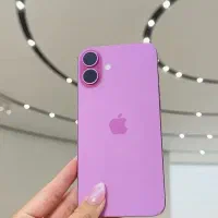 ایفون16نرمال نو صورتی
