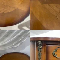 گل میز ۳ کشو چوبی شیک و آنتیک|مبلمان خانگی و میز عسلی|رشت, لاکانی|دیوار