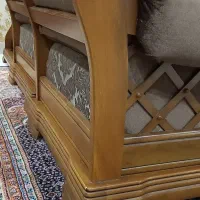 مبل راحتی تمام چوب|مبلمان خانگی و میز عسلی|چمستان, |دیوار