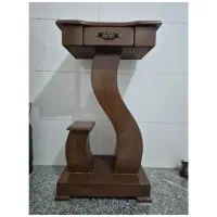 میز تلفن چوبی