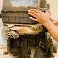 موتور پژو گیربکس ماشبن|قطعات یدکی و لوازم جانبی|ایرانشهر, |دیوار