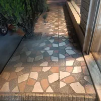 لاشه چینی کف سازی سنگ فرش موزاییک کاری|خدمات پیشه و مهارت|رشت, صفاری|دیوار