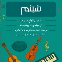 آموزشگاه موسیقی شبنم پیانو گیتار سنتور هنگدرام و..