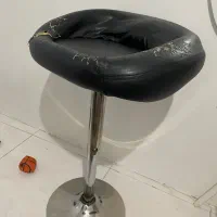 صندلی گردون پایه استیل