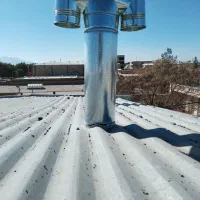 نصب وکاربیت لوله بخاری وشومینه سقف شیروانی|خدمات پیشه و مهارت|سیرجان, |دیوار