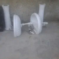 روشویی همراه با شیرآلات تمیز بدون شکستگی