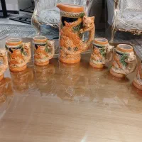 ۶لیوان وپارچ شربت خوری  ژاپنی اصل