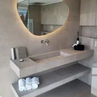 طراحی وساختن روشویی باربیکیو|لوازم سرویس بهداشتی|اندیمشک, |دیوار