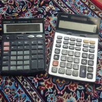 دو عدد ماشین حساب سالم کاسیو و سیتیزن