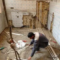 لوله کش آب و فاضلاب و گازو تسلط کامل به موتورخانه