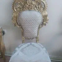 مبلمان ۹نفره پنجه شیری طلایی تمیز و سالم|مبلمان خانگی و میز عسلی|ورامین, ورامین|دیوار